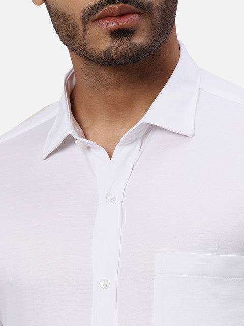 Park Avenue White Formal Shirts