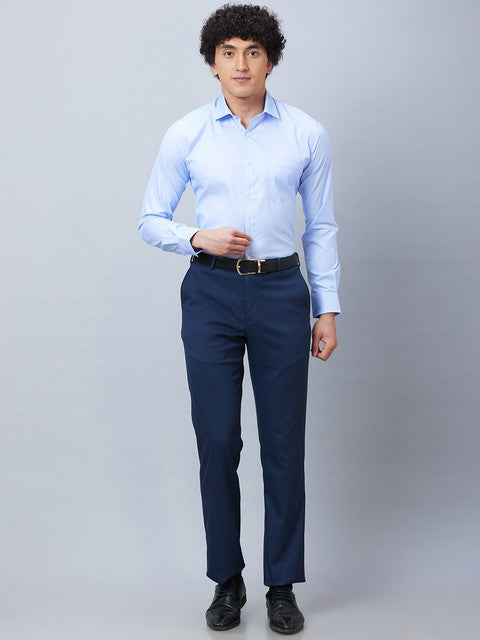 Park Avenue Blue Formal Shirt