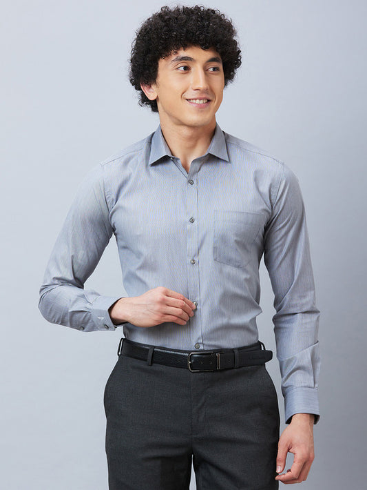 Park Avenue Grey Formal Shirt