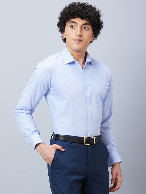 Park Avenue Blue Formal Shirt