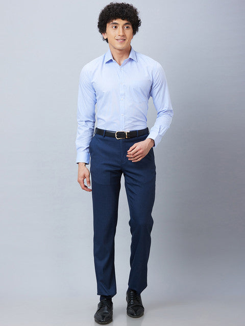 Park Avenue Blue Formal Shirt