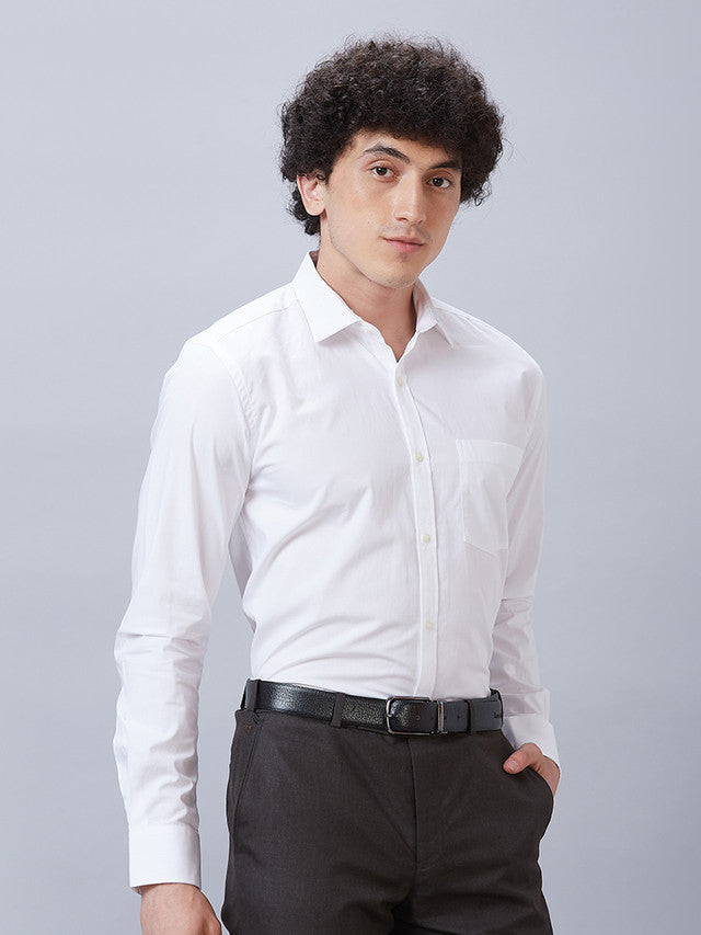 Park Avenue White Formal Shirt