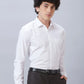 Park Avenue Men Blue Slim Fit Structure Cotton Shirts