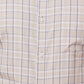 Park Avenue Men Brown Checkered Slim Fit Full Sleeve Semi Cut Away Collar Shirt