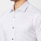 Park Avenue Black Stripe Slim Fit Cotton Formal Shirt