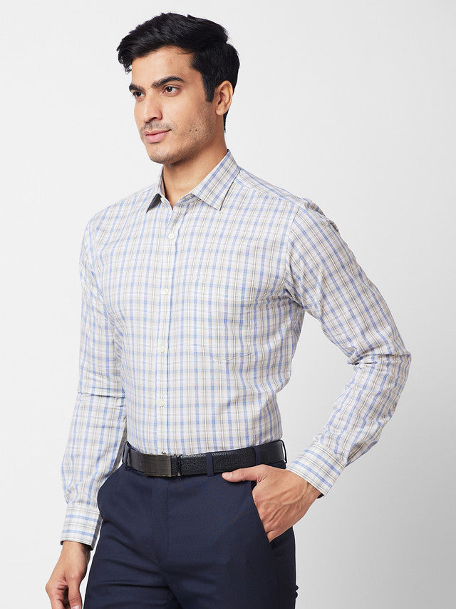 Park Avenue Beige Formal Shirt