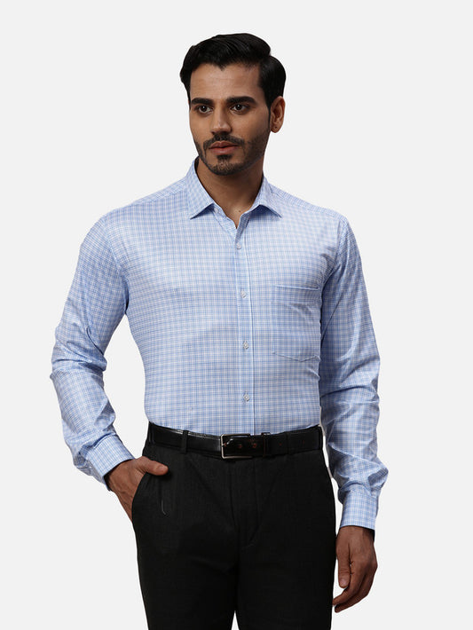 Park Avenue Blue Formal Shirt