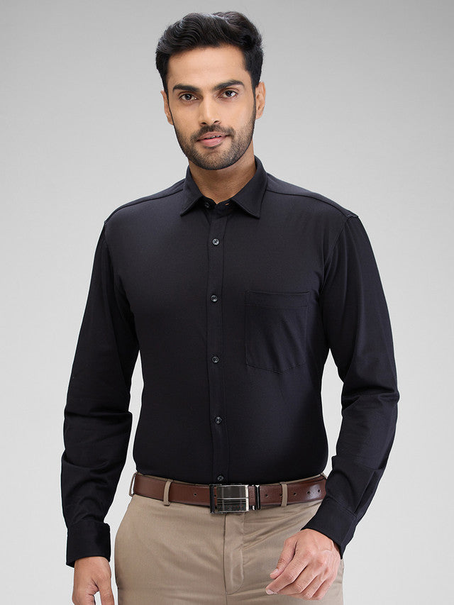 Park Avenue Black Formal Shirt