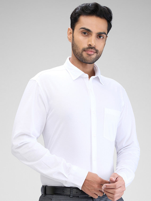 Park Avenue White Formal Shirt