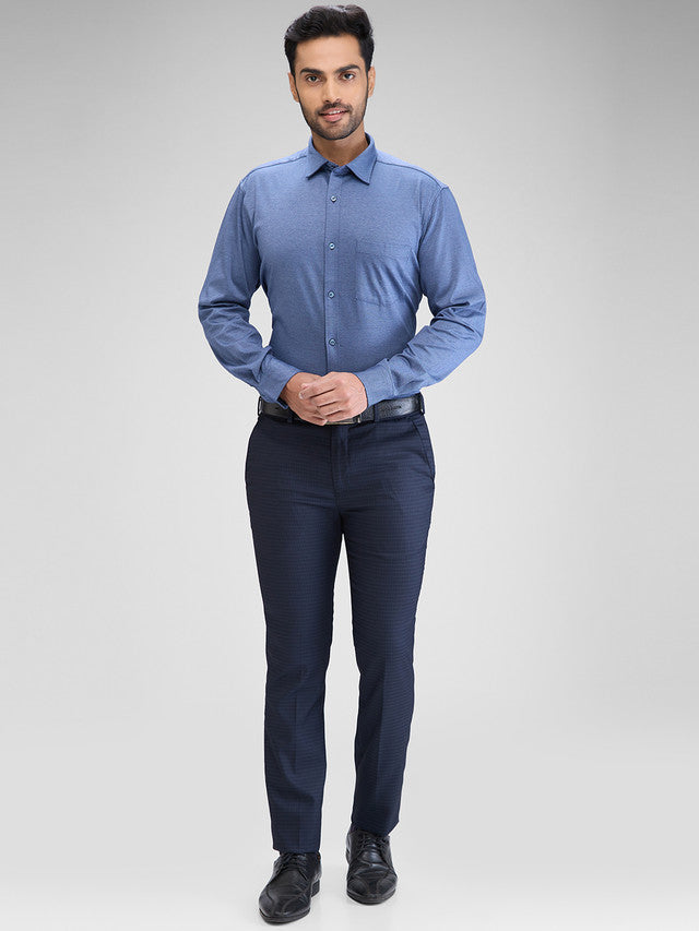 Park Avenue Blue Formal Shirt