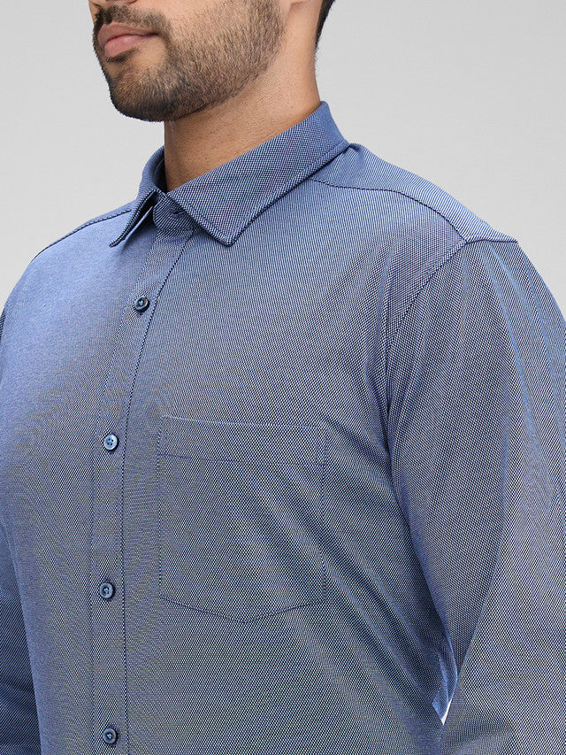 Park Avenue Blue Formal Shirt