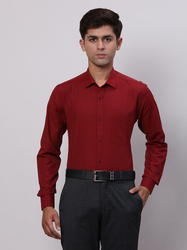 Park Avenue Maroon Shirt