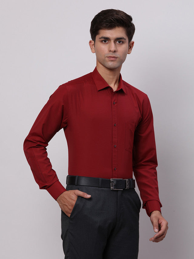 Park Avenue Maroon Shirt