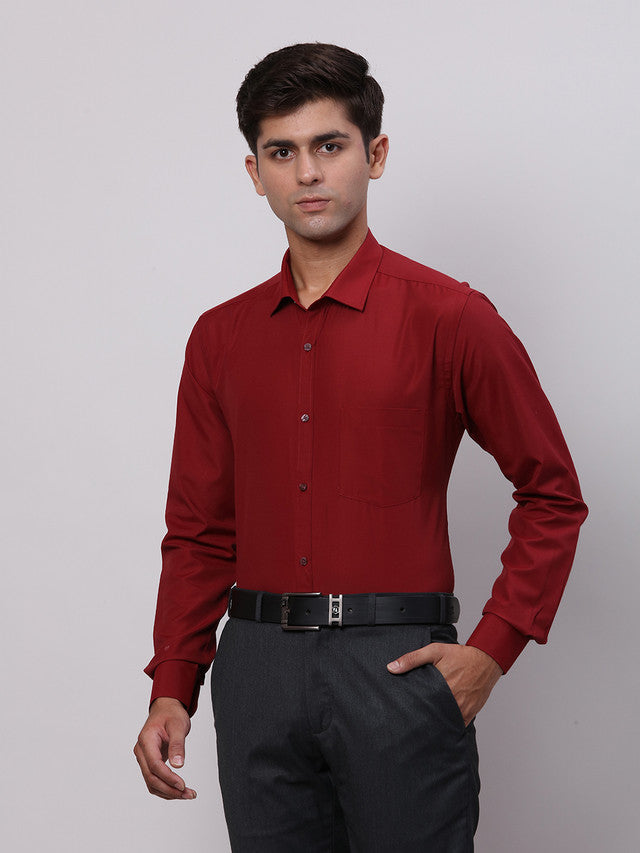 Park Avenue Maroon Shirt