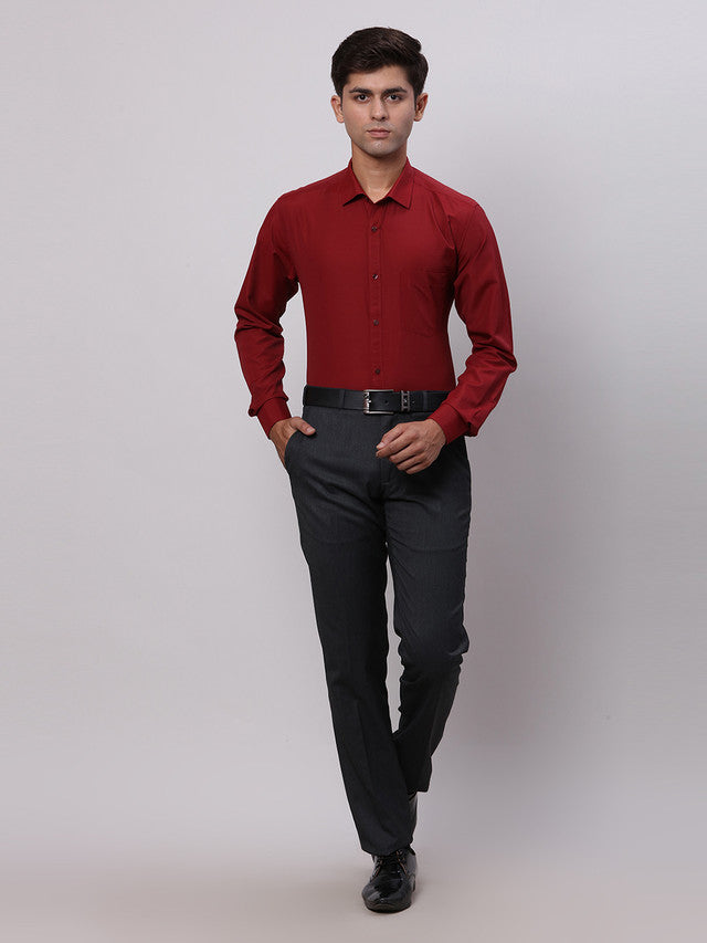 Park Avenue Maroon Shirt