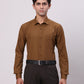 Park Avenue Brown Formal Shirt