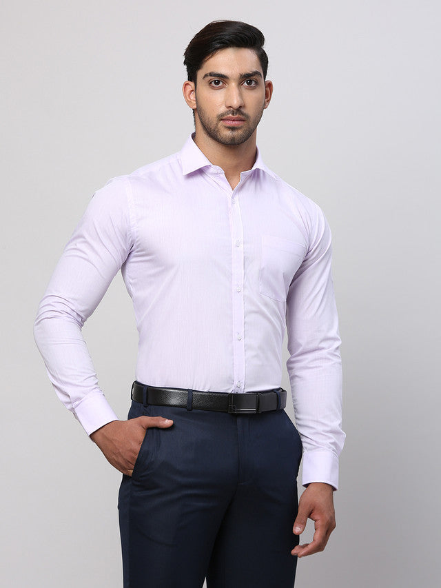 Park Avenue Purple Formal Shirt