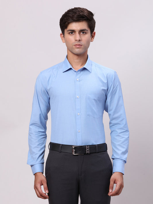 Park Avenue Blue Formal Shirt