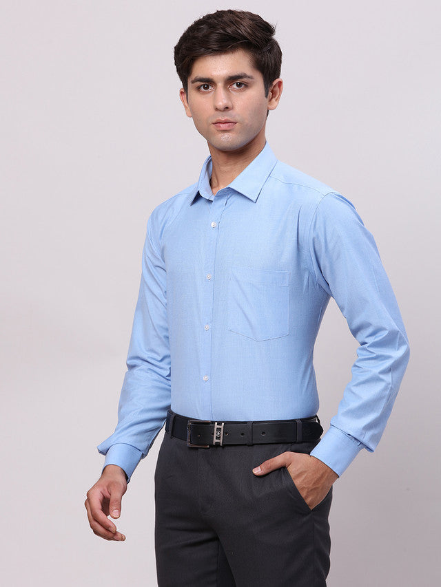 Park Avenue Blue Formal Shirt