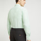 Park Avenue Green Fil-A-Fil Slim Fit Cotton Blend Formal Shirt