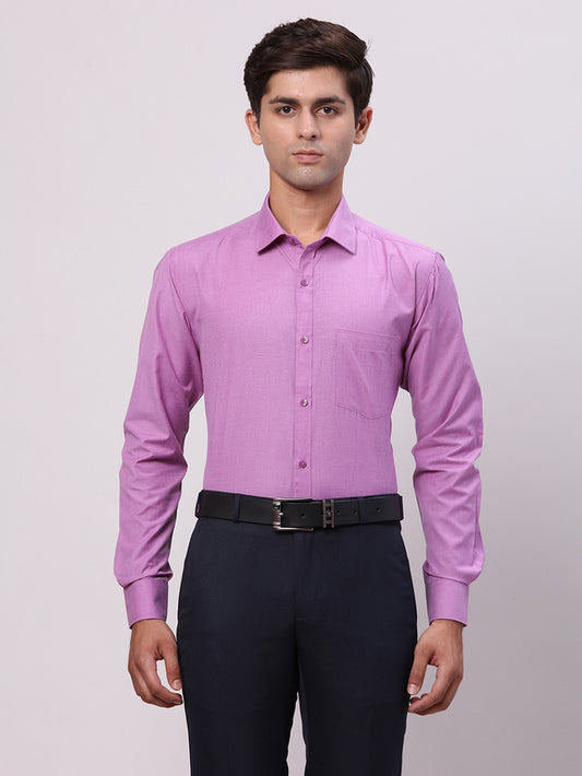 Park Avenue Purple Formal Shirt