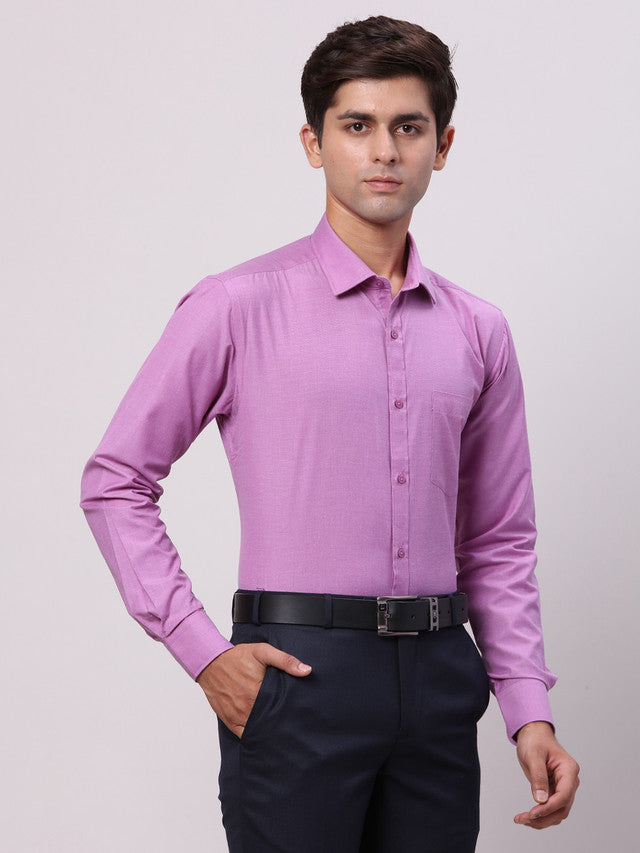 Park Avenue Purple Formal Shirt