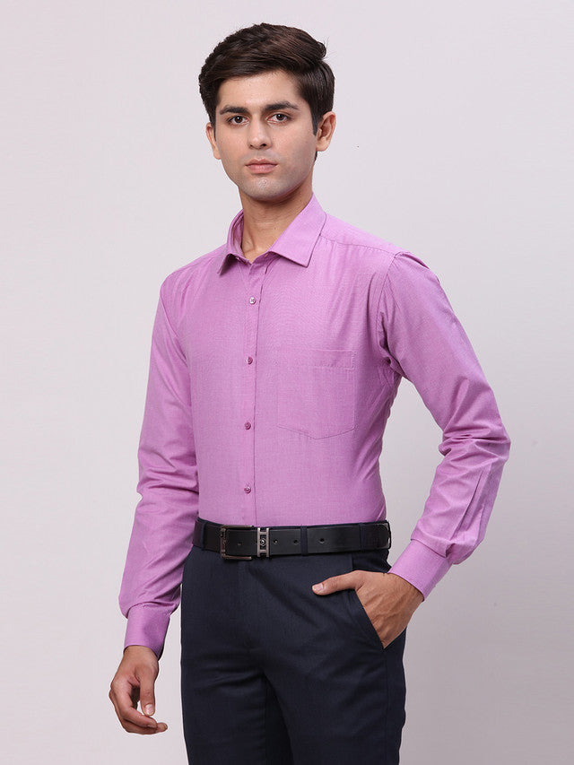 Park Avenue Purple Formal Shirt