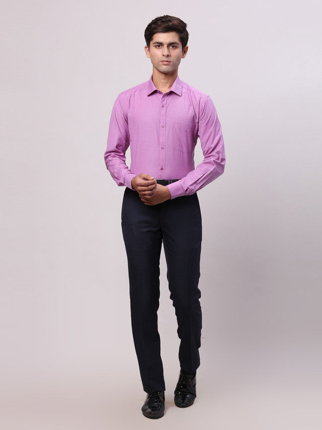 Park Avenue Purple Formal Shirt