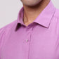 Park Avenue Purple Formal Shirt