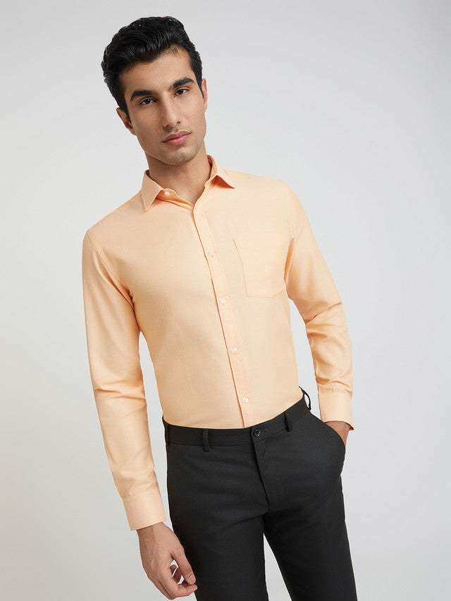 Park Avenue Orange Formal Shirt