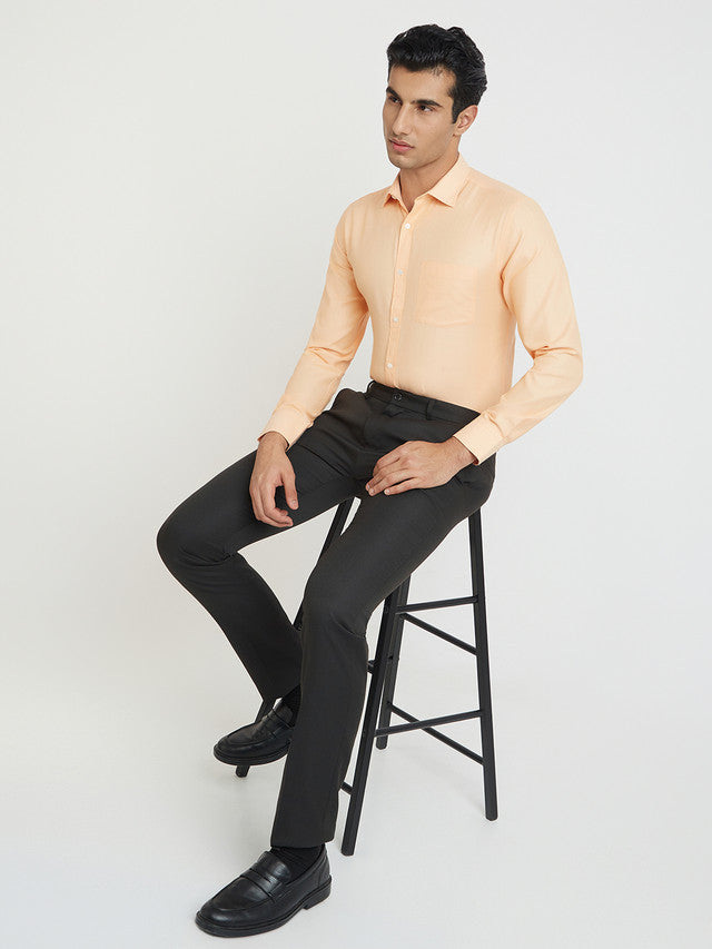 Park Avenue Orange Formal Shirt