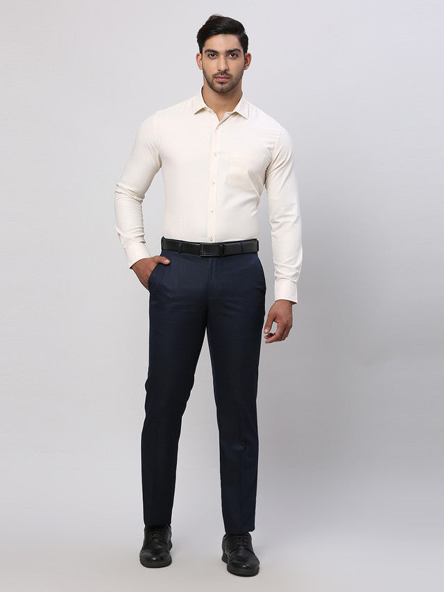 Park Avenue Beige Formal Shirt