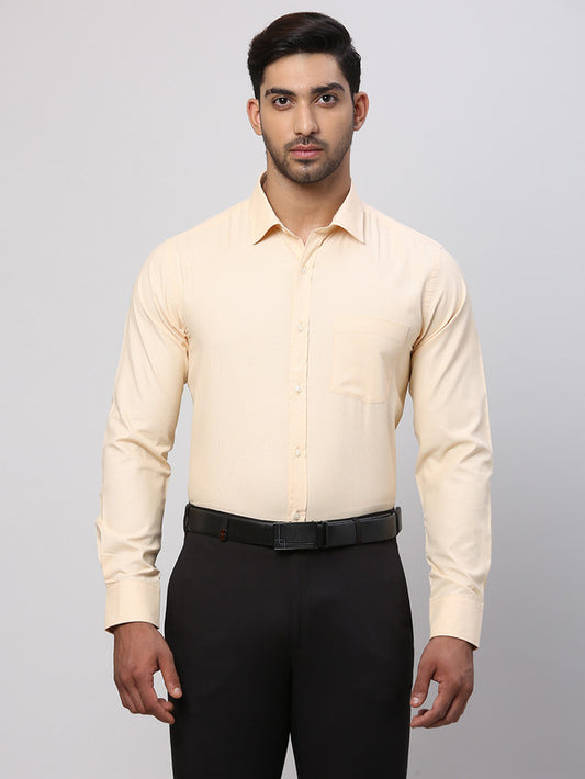 Park Avenue Yellow Formal Shirt