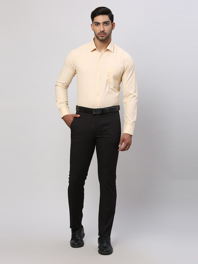 Park Avenue Yellow Formal Shirt