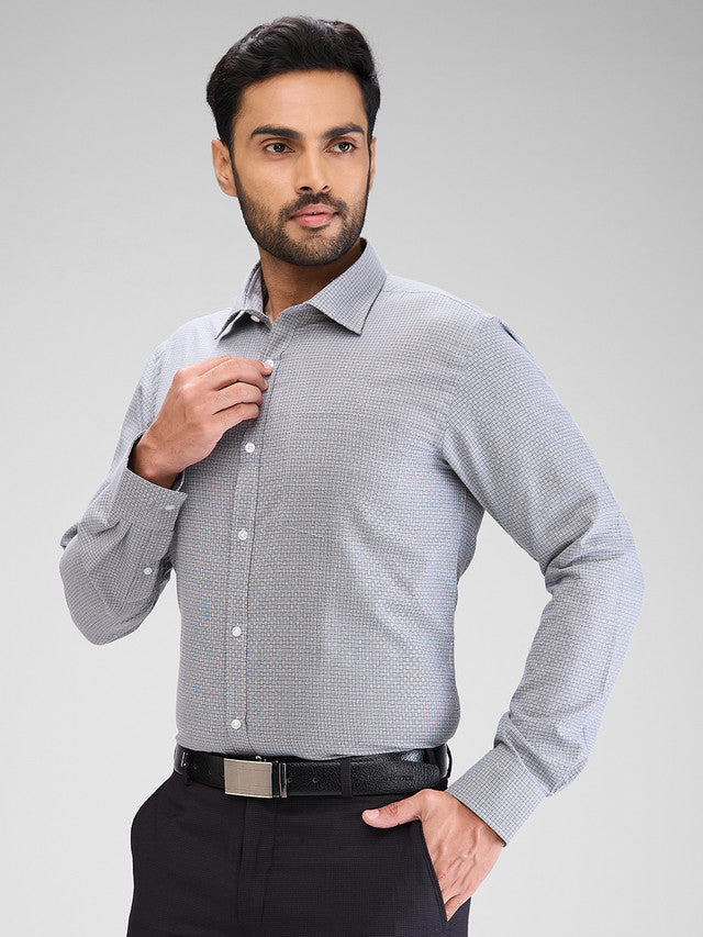 Park Avenue Grey Formal Shirt