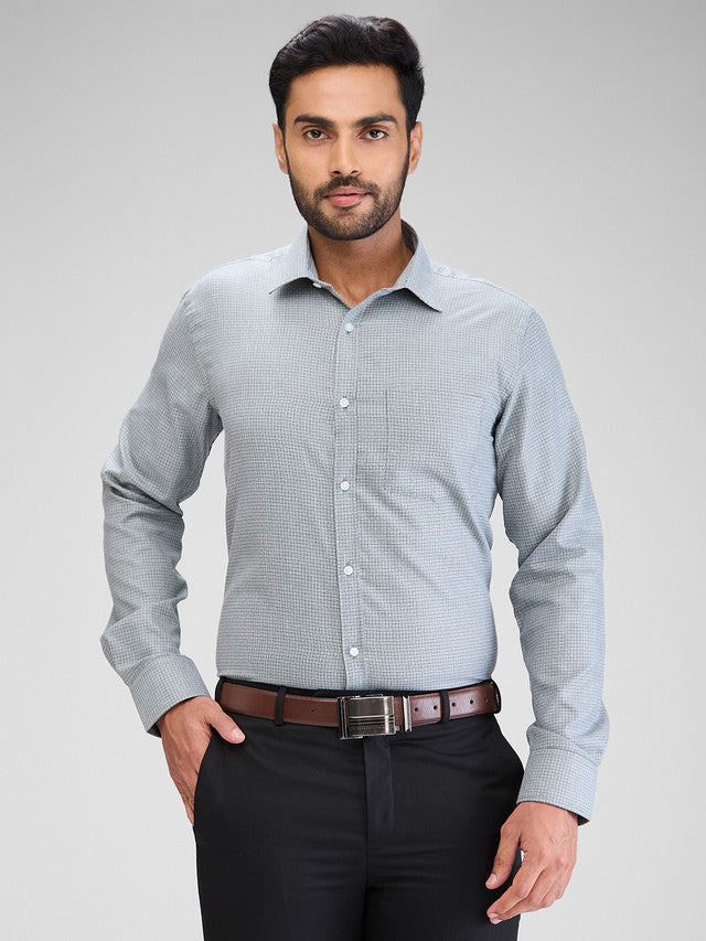 Park Avenue Green Formal Shirt