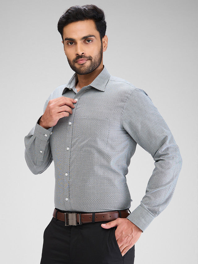 Park Avenue Green Formal Shirt