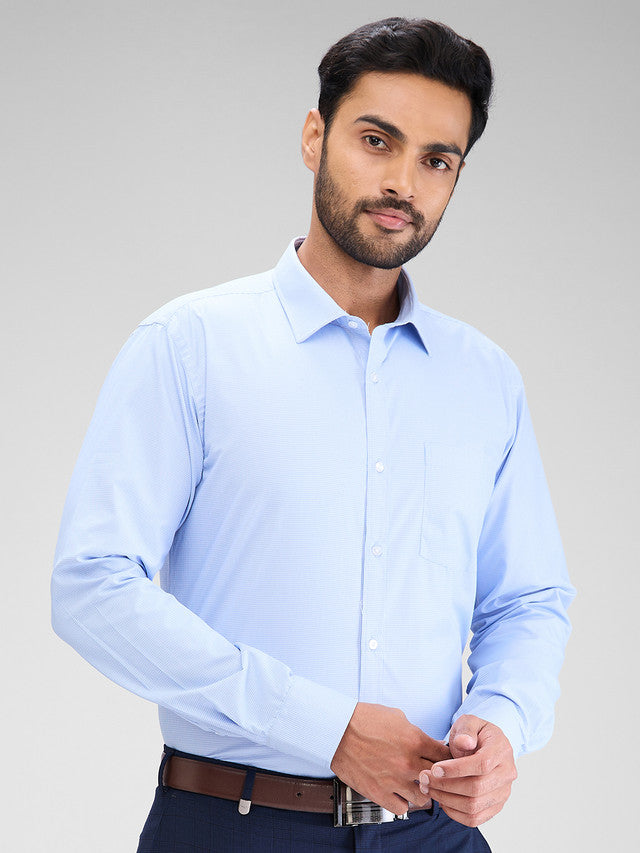 Park Avenue Blue Formal Shirt