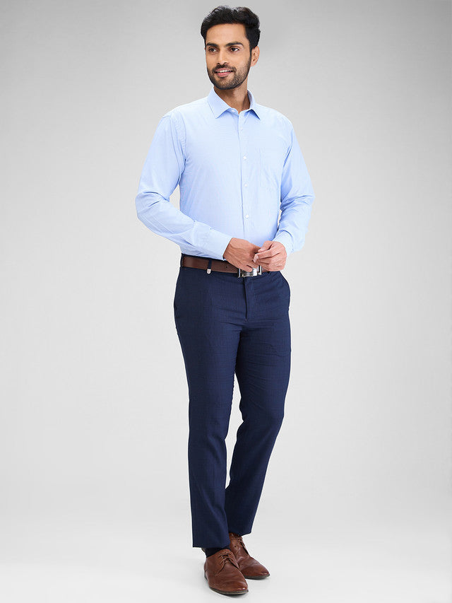 Park Avenue Blue Formal Shirt