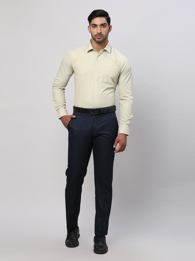 Park Avenue Green Formal Shirt