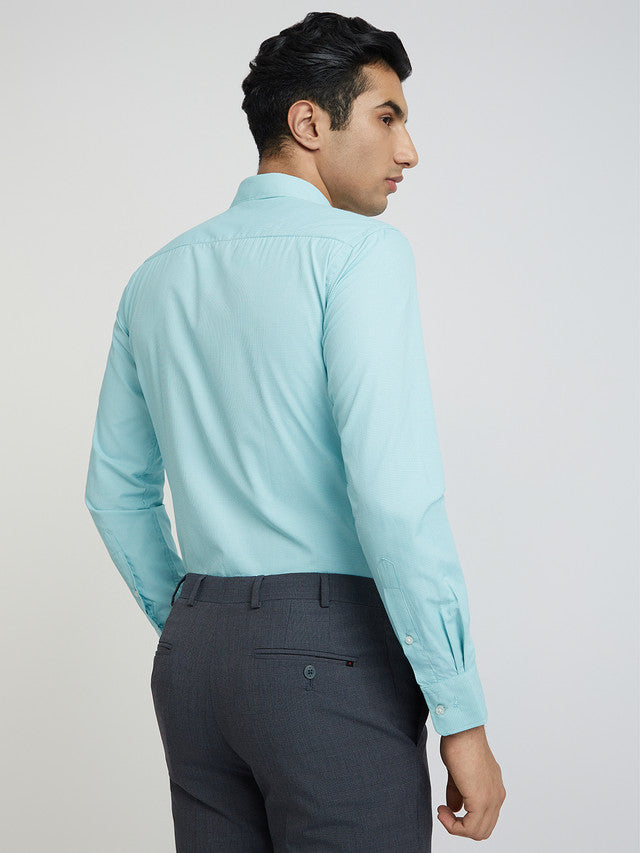 Park Avenue Green Formal Shirt