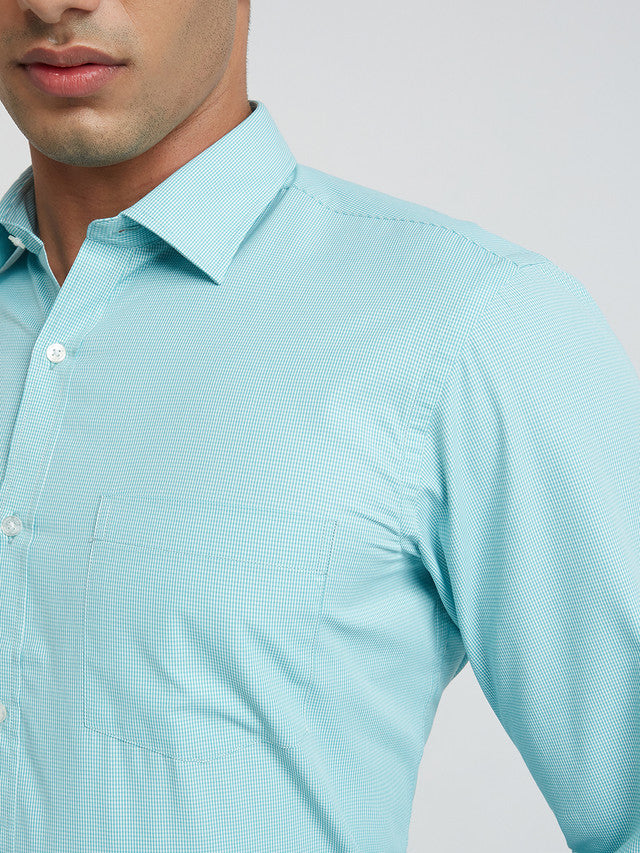 Park Avenue Green Formal Shirt