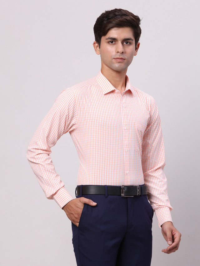 Park Avenue Orange Formal Shirt