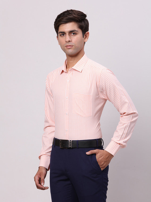 Park Avenue Orange Formal Shirt