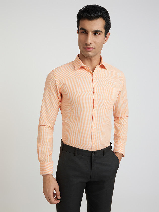 Park Avenue Orange Formal Shirt