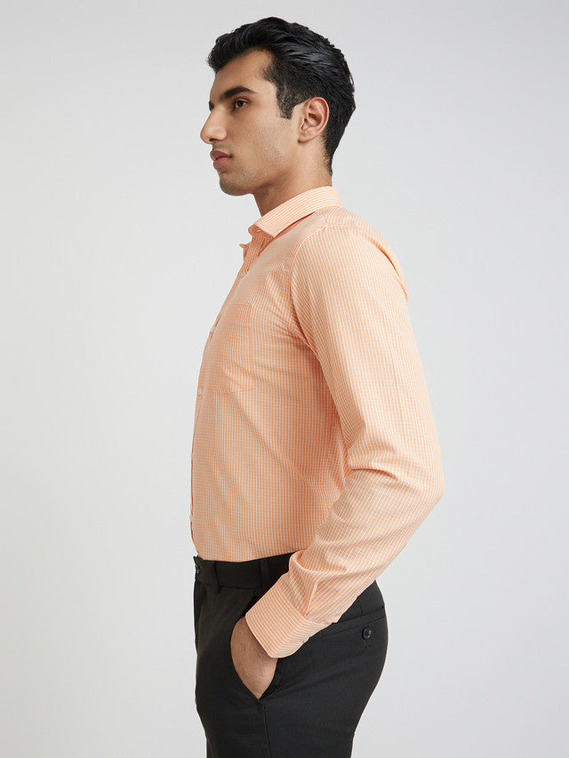 Park Avenue Orange Formal Shirt