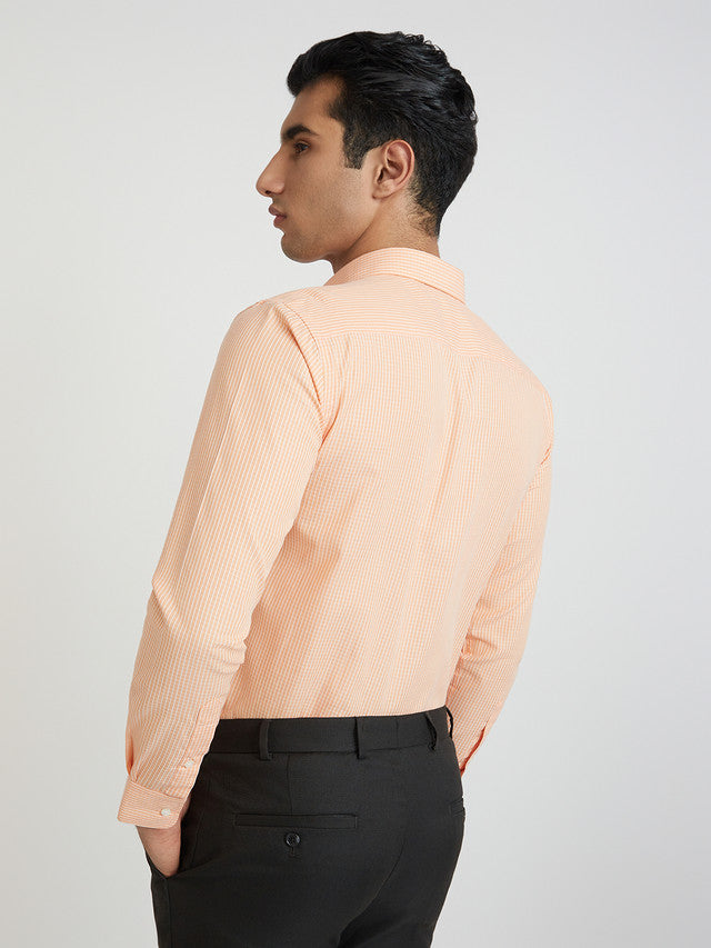 Park Avenue Orange Formal Shirt