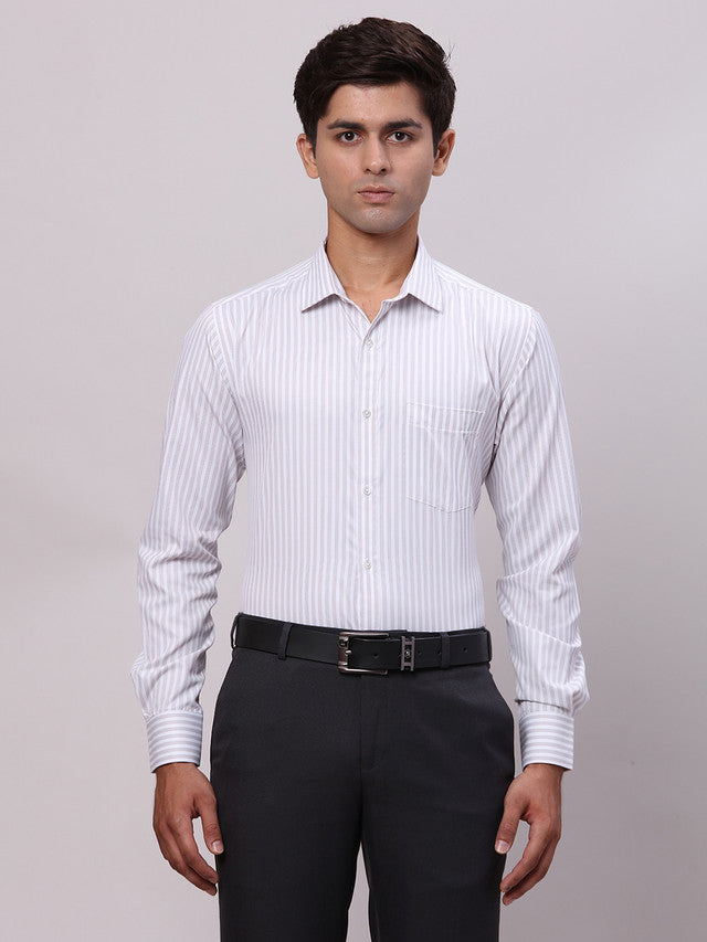 Park Avenue Grey Formal Shirt