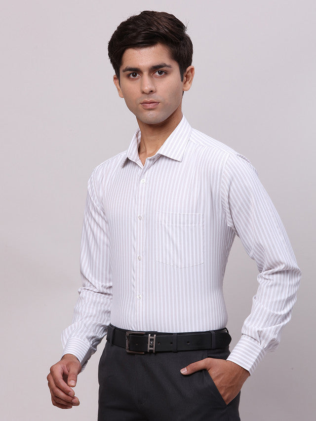 Park Avenue Grey Formal Shirt