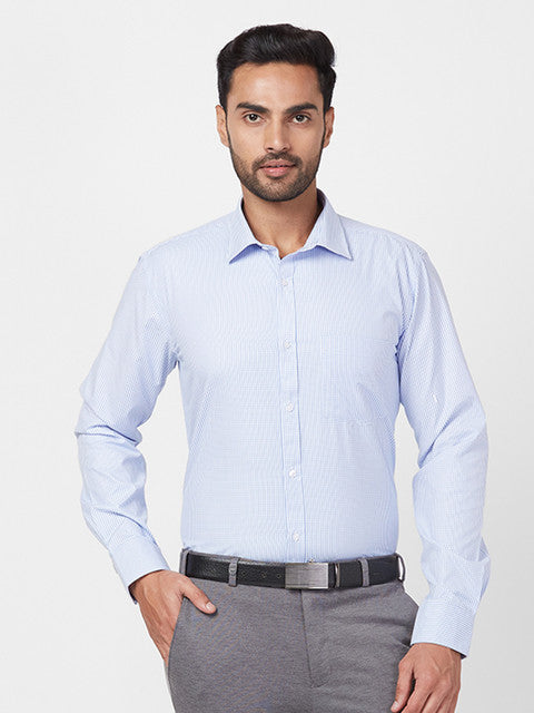 Park Avenue Blue Formal Shirt